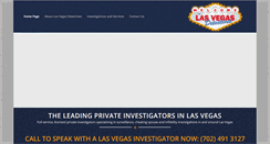 Desktop Screenshot of lasvegasdetectives.com