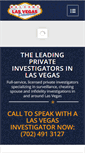 Mobile Screenshot of lasvegasdetectives.com